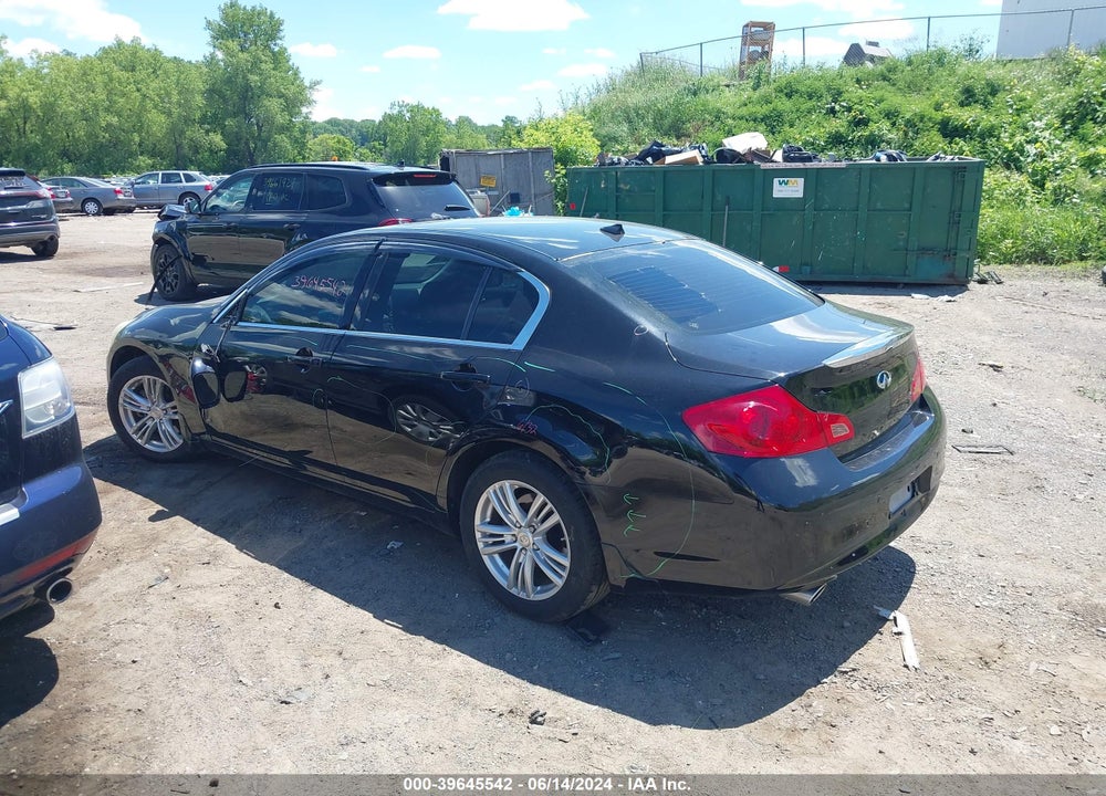 2013 INFINITI G37X VIN: JN1CV6AR6DM763205