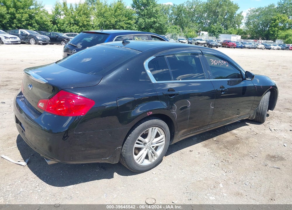2013 INFINITI G37X VIN: JN1CV6AR6DM763205