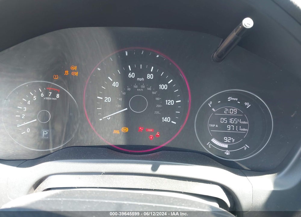 2017 HONDA HR-V EX VIN: 3CZRU5H50HM720281