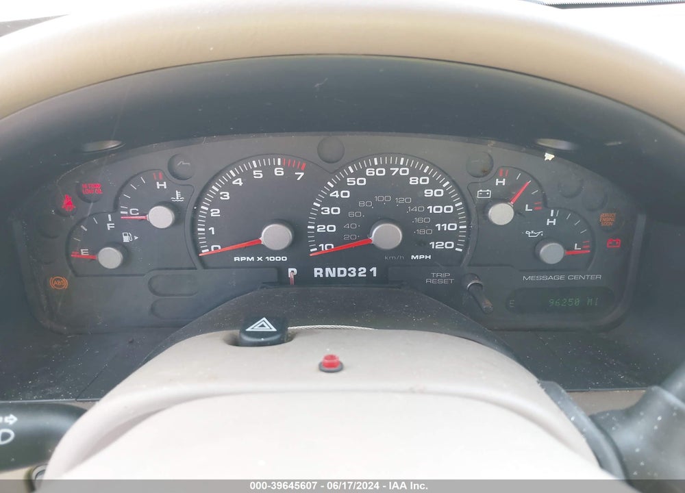 2003 FORD EXPLORER EDDIE BAUER VIN: 1FMZU74W43UA06413