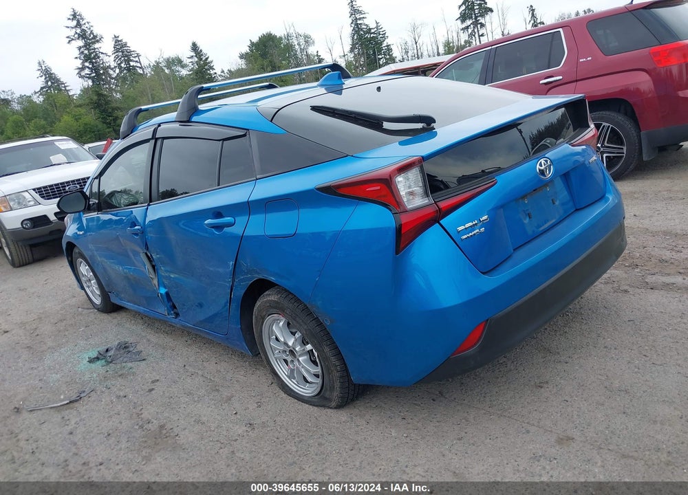 2020 TOYOTA PRIUS LE AWD-E VIN: JTDL9RFU8L3019982
