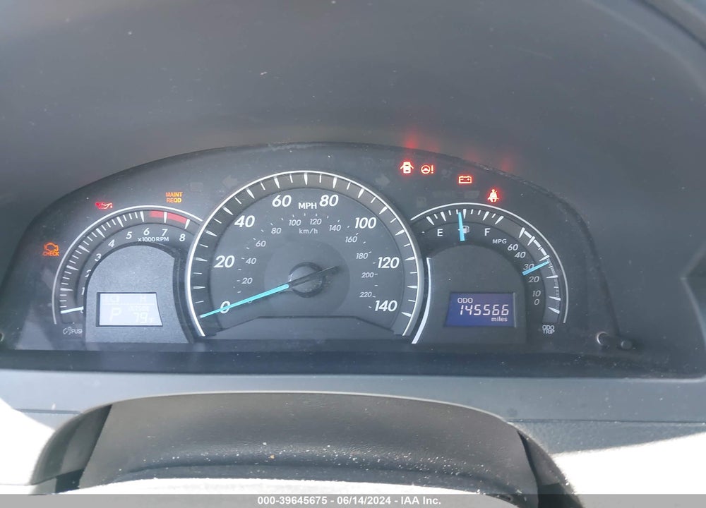 2013 TOYOTA CAMRY LE VIN: 4T1BF1FK7DU231994
