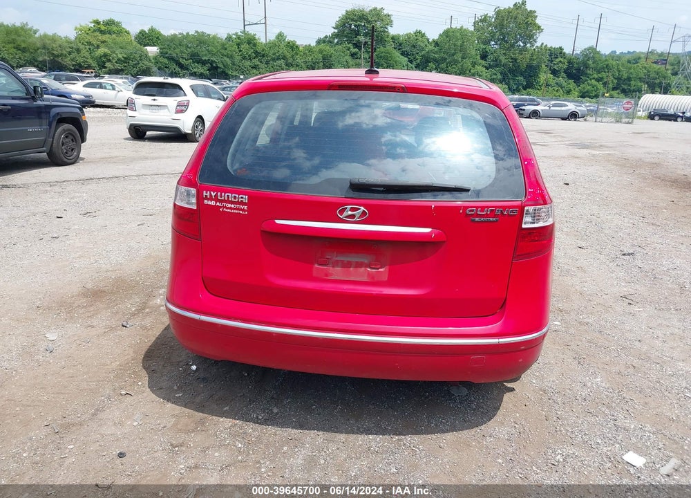 2011 HYUNDAI ELANTRA TOURING GLS VIN: KMHDB8AE9BU121587