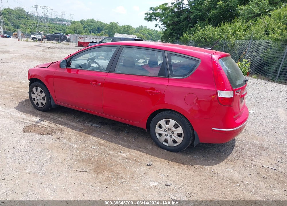 2011 HYUNDAI ELANTRA TOURING GLS VIN: KMHDB8AE9BU121587