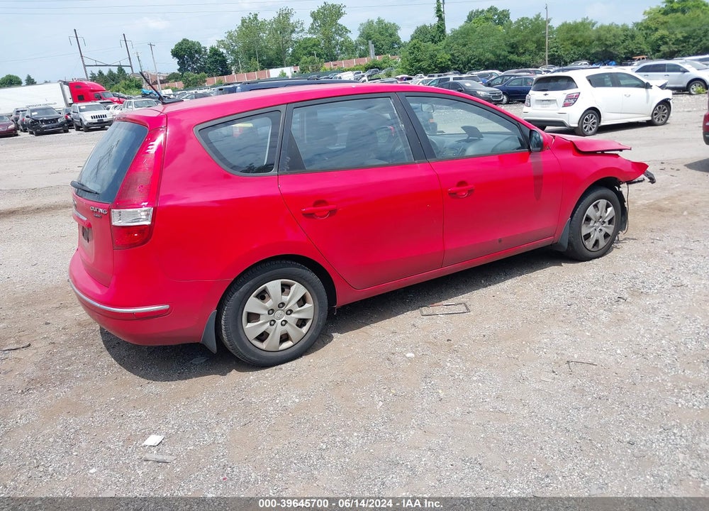 2011 HYUNDAI ELANTRA TOURING GLS VIN: KMHDB8AE9BU121587