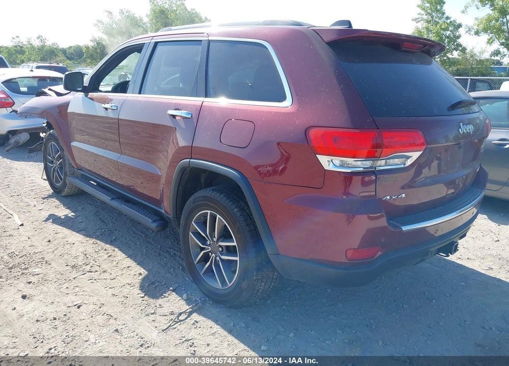 2019 JEEP GRAND CHEROKEE LIMITED 4X4 VIN: 1C4RJFBG1KC756648