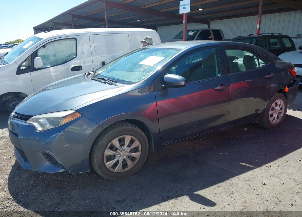 2015 TOYOTA COROLLA L VIN: 5YFBURHE7FP342190