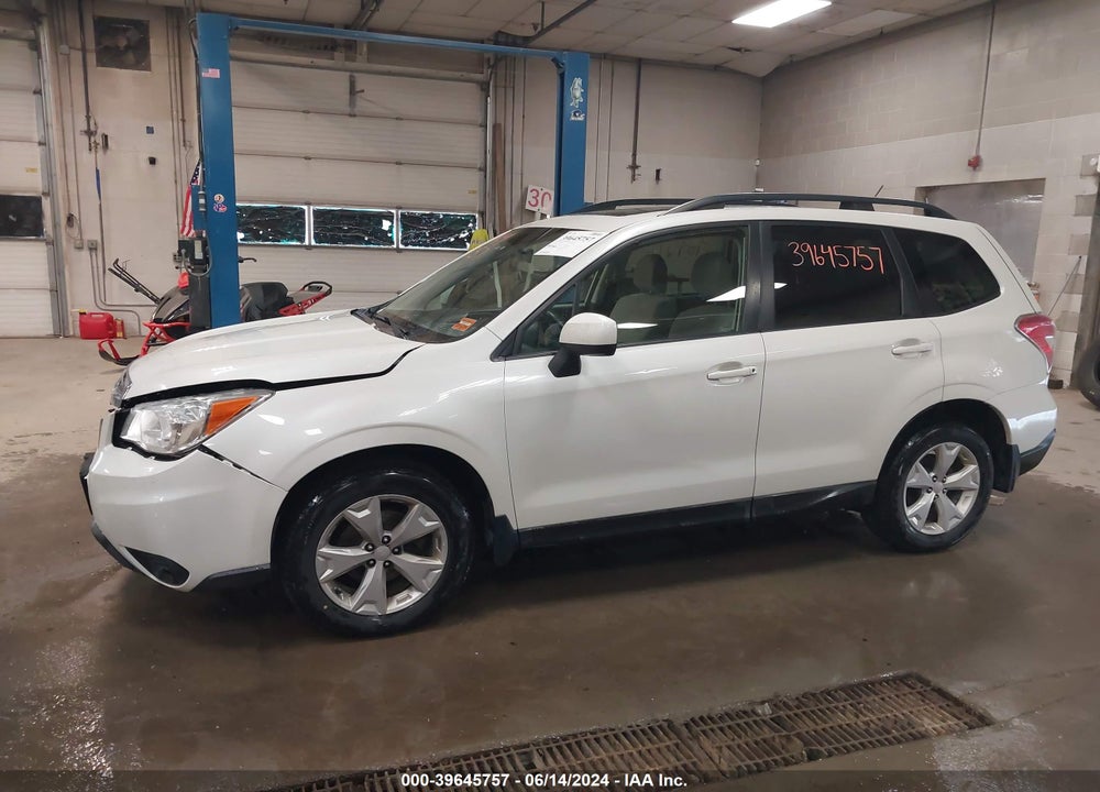 2015 SUBARU FORESTER 2.5I PREMIUM VIN: JF2SJADC9FH556187