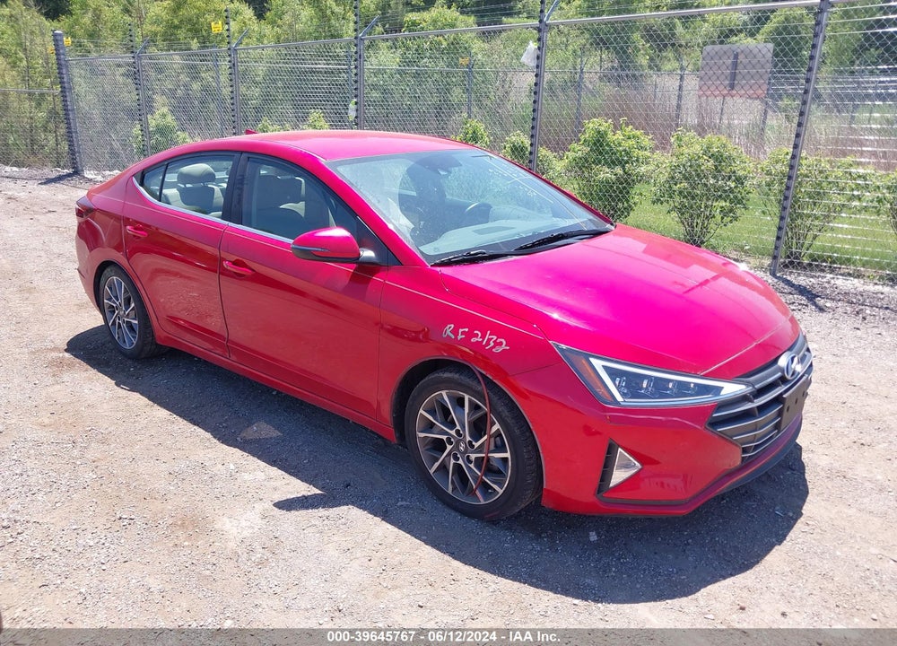 2020 HYUNDAI ELANTRA LIMITED VIN: 5NPD84LF8LH555982