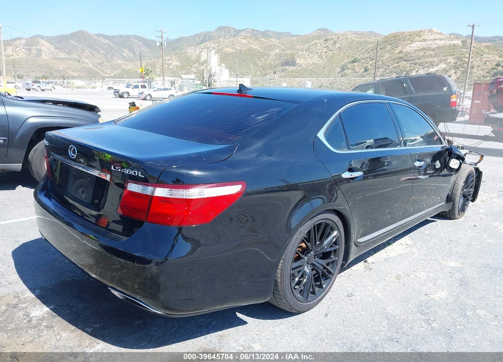 2008 LEXUS LS 460 L VIN: JTHGL46F085026376