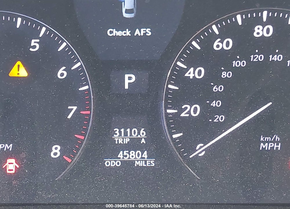 2008 LEXUS LS 460 L VIN: JTHGL46F085026376