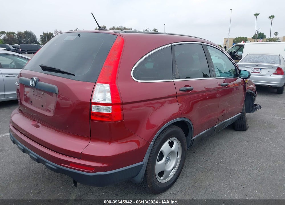 2011 HONDA CR-V LX VIN: 5J6RE3H37BL033355