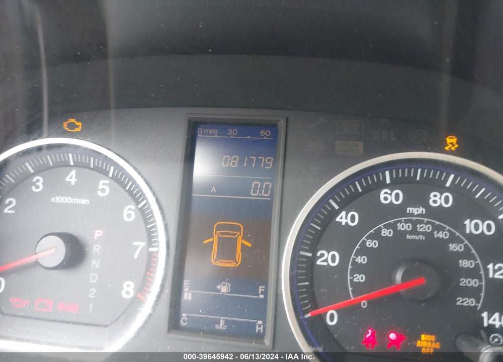 2011 HONDA CR-V LX VIN: 5J6RE3H37BL033355