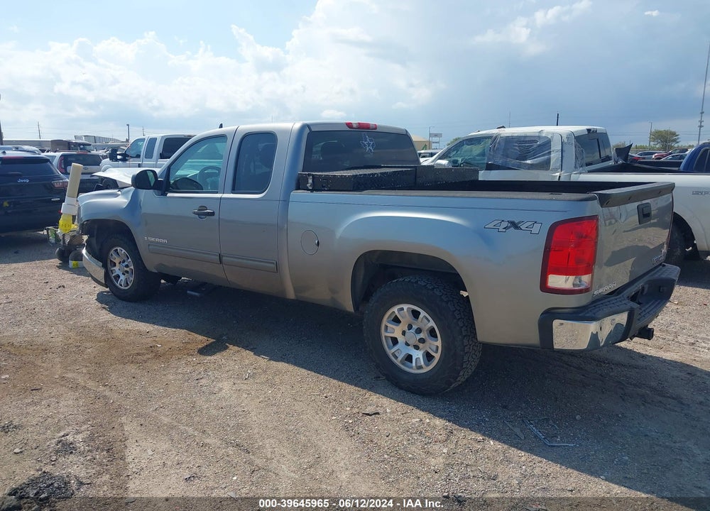 2008 GMC SIERRA 1500 SLE2 VIN: 2GTEK19J481303803
