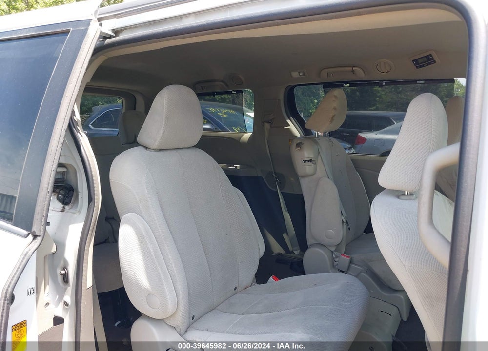 2014 TOYOTA SIENNA LE V6 8 PASSENGER VIN: 5TDKK3DCXES412018