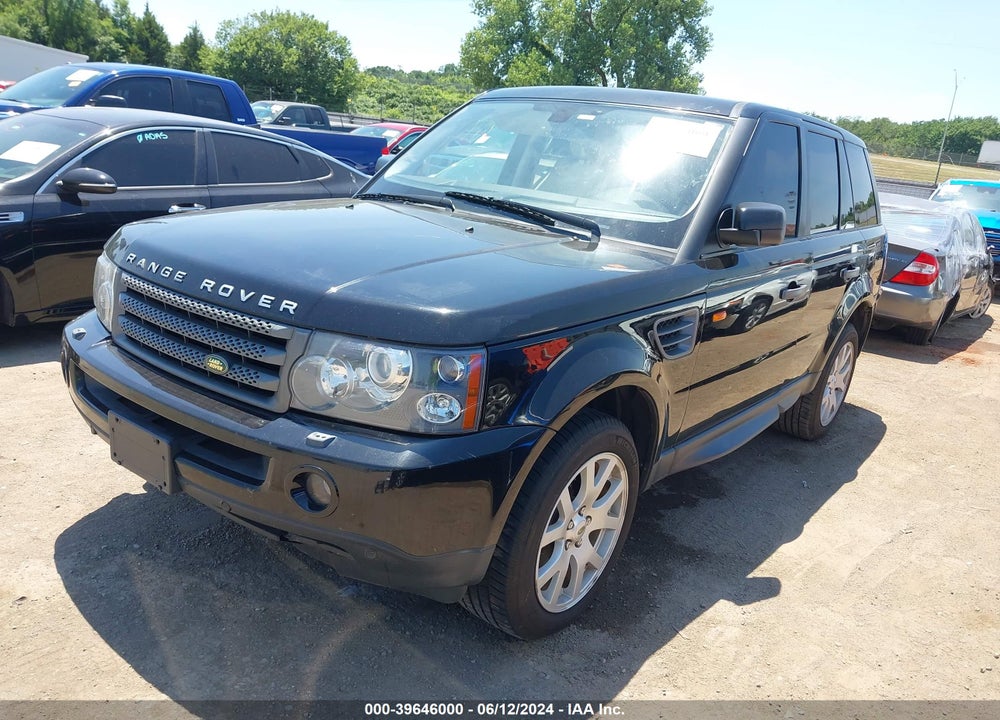 2008 LAND ROVER RANGE ROVER SPORT HSE VIN: SALSK25468A172770