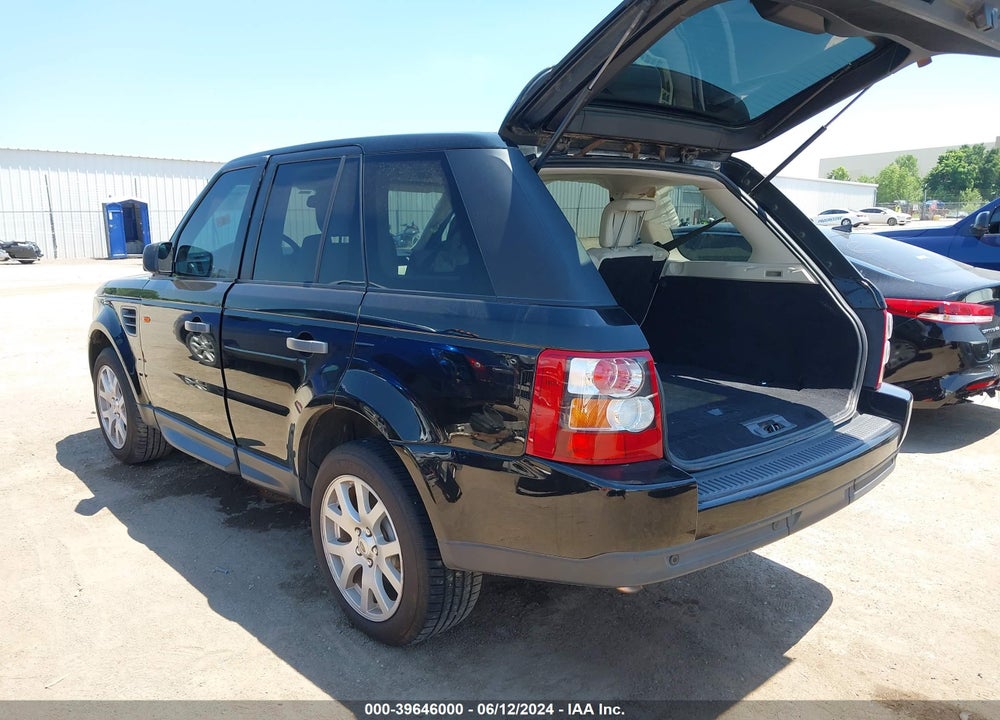 2008 LAND ROVER RANGE ROVER SPORT HSE VIN: SALSK25468A172770