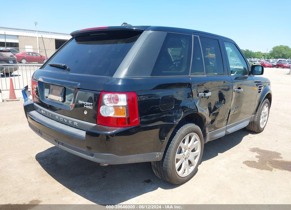2008 LAND ROVER RANGE ROVER SPORT HSE VIN: SALSK25468A172770