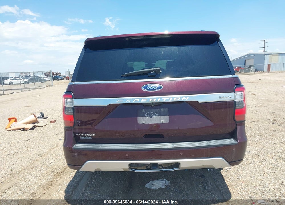 2020 FORD EXPEDITION PLATINUM MAX VIN: 1FMJK1MT2LEA25526