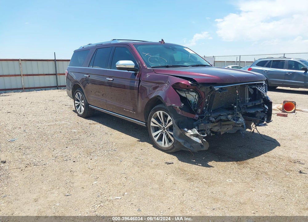 2020 FORD EXPEDITION PLATINUM MAX VIN: 1FMJK1MT2LEA25526