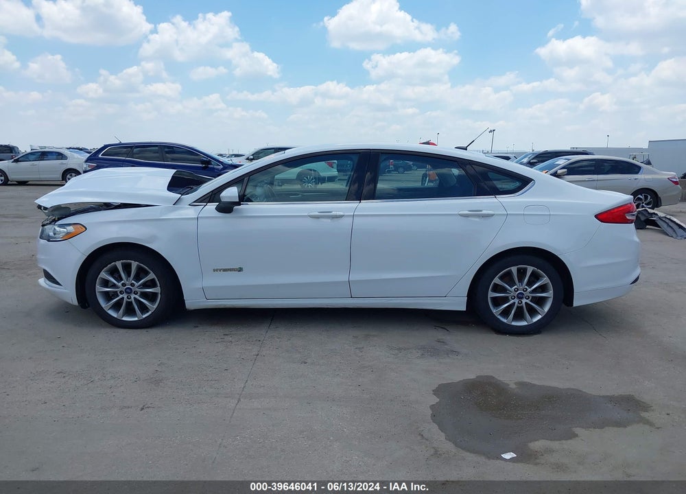 2017 FORD FUSION HYBRID SE VIN: 3FA6P0LU8HR266162