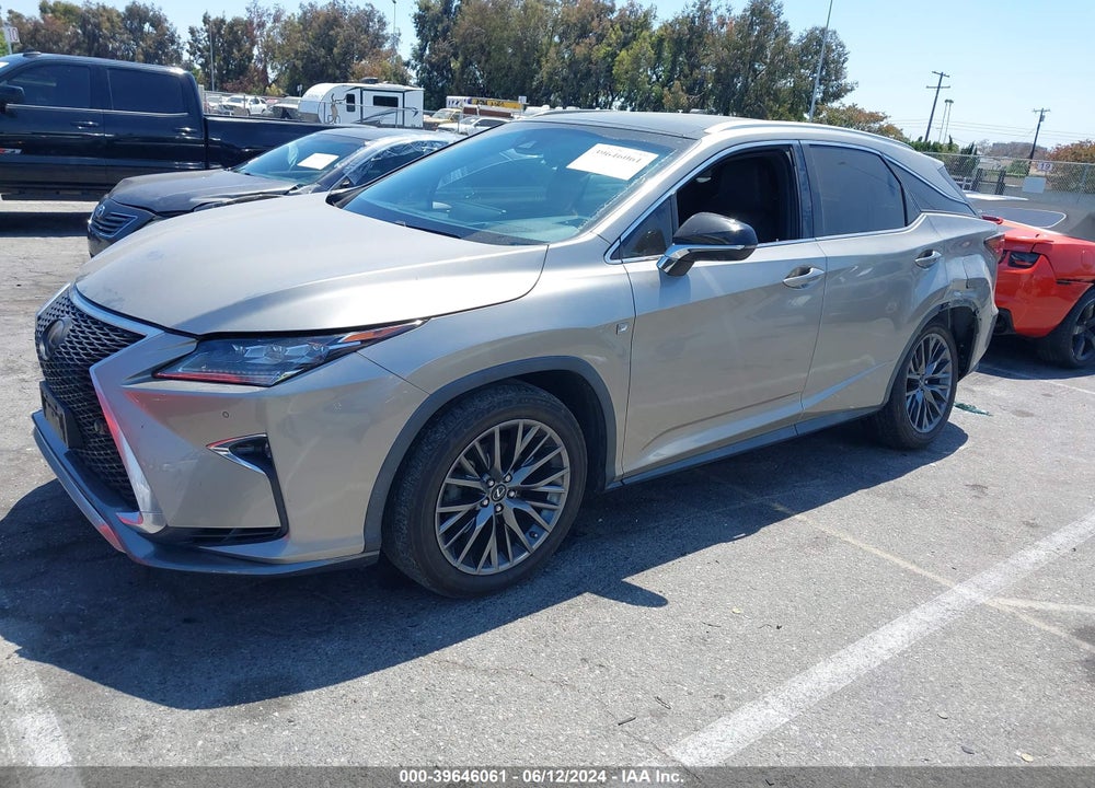 2017 LEXUS RX 350 F-SPORT VIN: 2T2BZMCA0HC082013