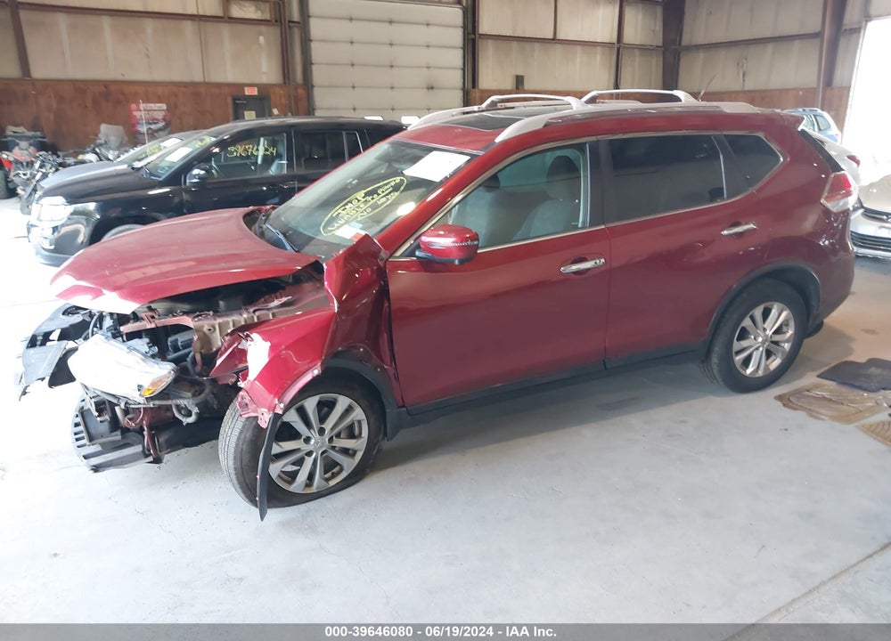 2016 NISSAN ROGUE SV VIN: 5N1AT2MV1GC758219