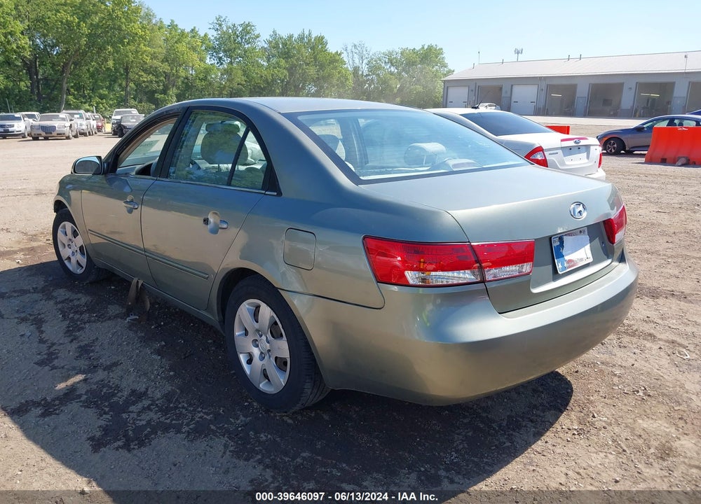 2007 HYUNDAI SONATA GLS VIN: 5NPET46C47H226674