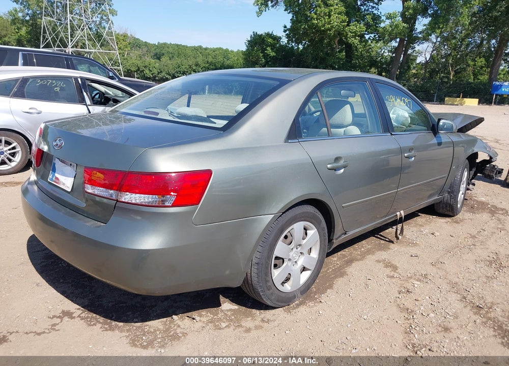 2007 HYUNDAI SONATA GLS VIN: 5NPET46C47H226674