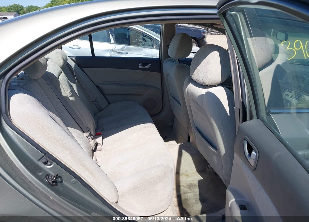 2007 HYUNDAI SONATA GLS VIN: 5NPET46C47H226674