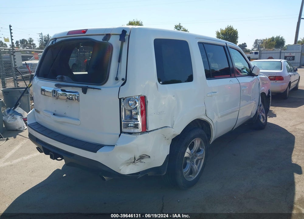 2013 HONDA PILOT EX-L VIN: 5FNYF3H71DB013786