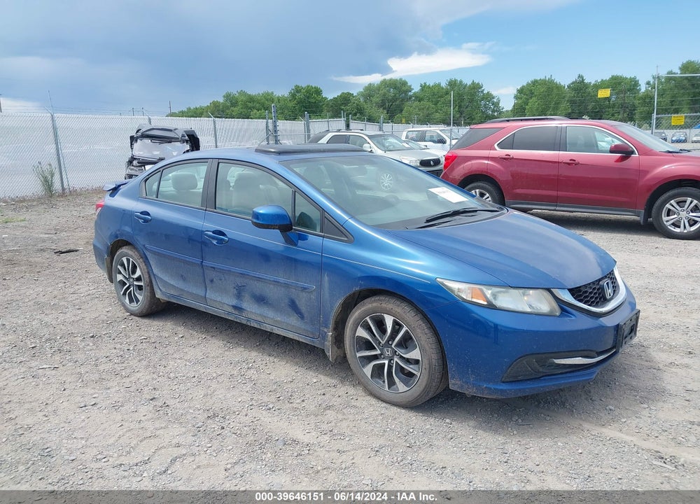 2013 HONDA CIVIC EX VIN: 2HGFB2F82DH509264
