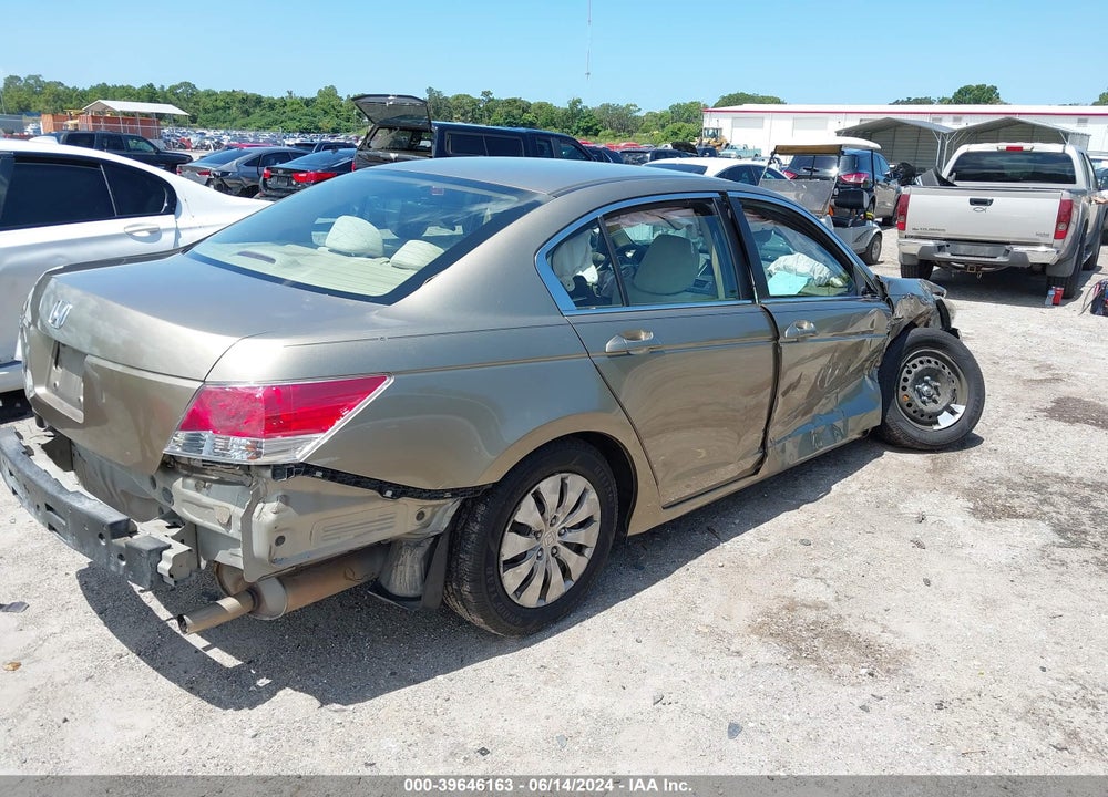 2010 HONDA ACCORD VIN: 1HGCP2F36AA005433