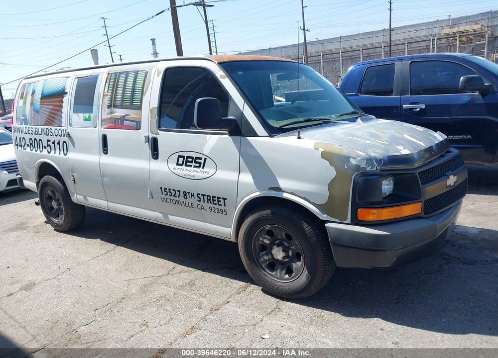 2009 CHEVROLET EXPRESS 1500 WORK VAN VIN: 1GCFG15X491135328