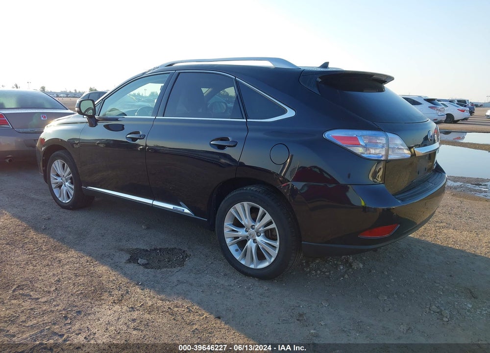 2012 LEXUS RX 450H VIN: JTJBC1BA8C2426987