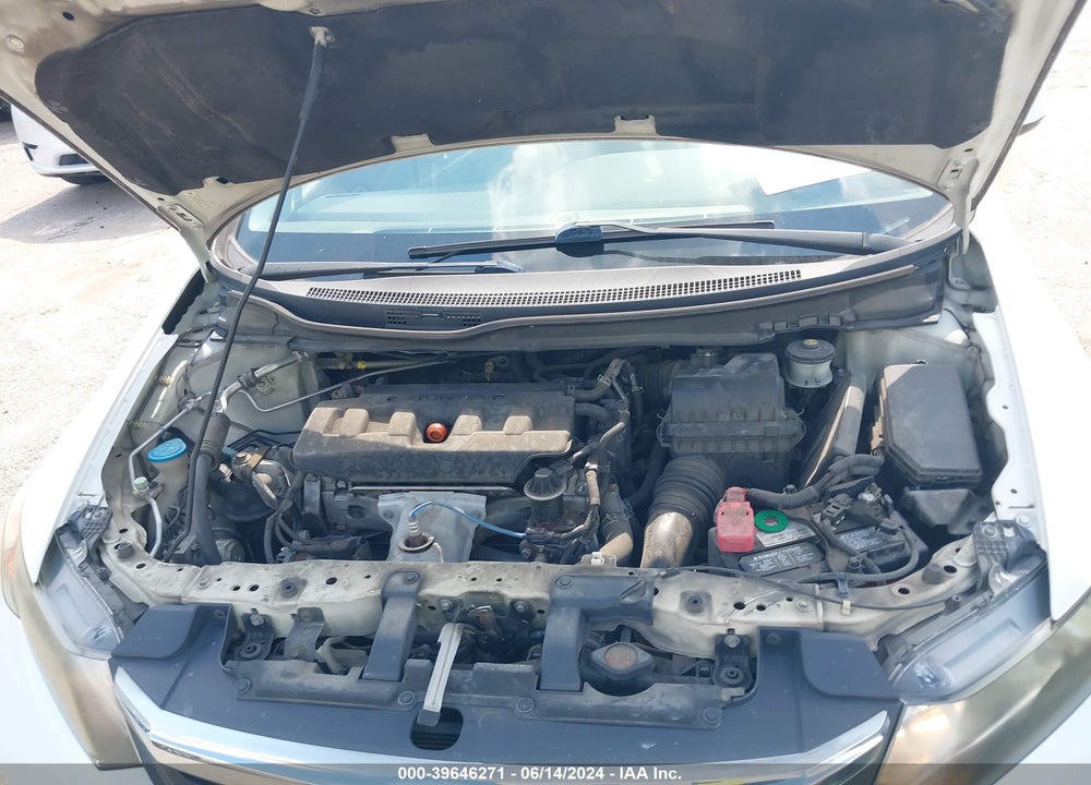 2012 HONDA CIVIC LX VIN: 2HGFB2F51CH610851