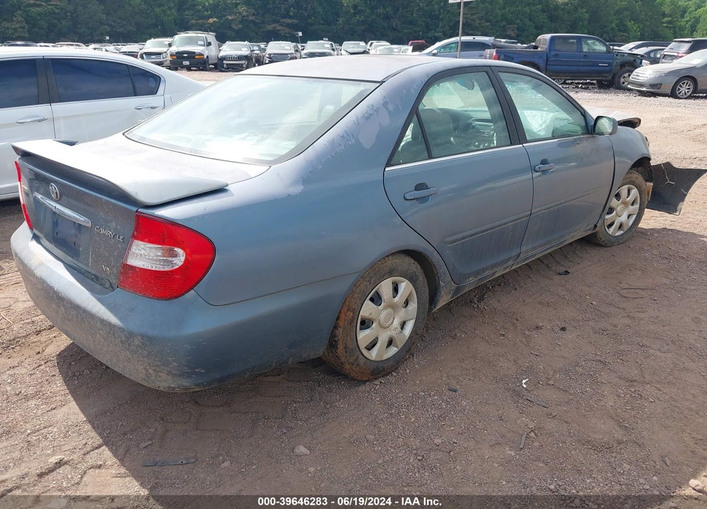 2002 TOYOTA CAMRY LE V6 VIN: 4T1BF30K62U518714
