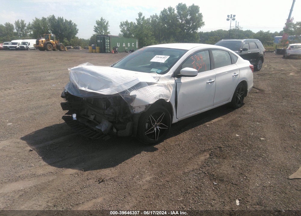 2016 NISSAN SENTRA S VIN: 3N1AB7AP1GY334575