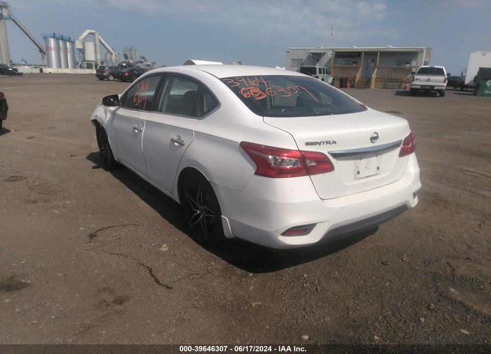 2016 NISSAN SENTRA S VIN: 3N1AB7AP1GY334575