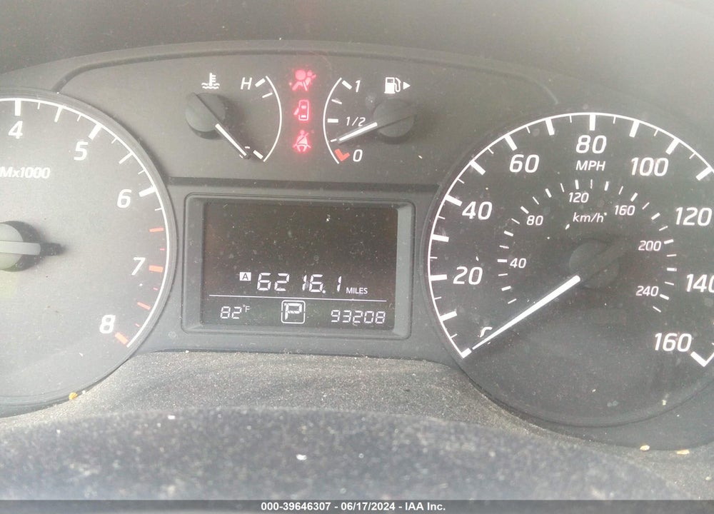 2016 NISSAN SENTRA S VIN: 3N1AB7AP1GY334575