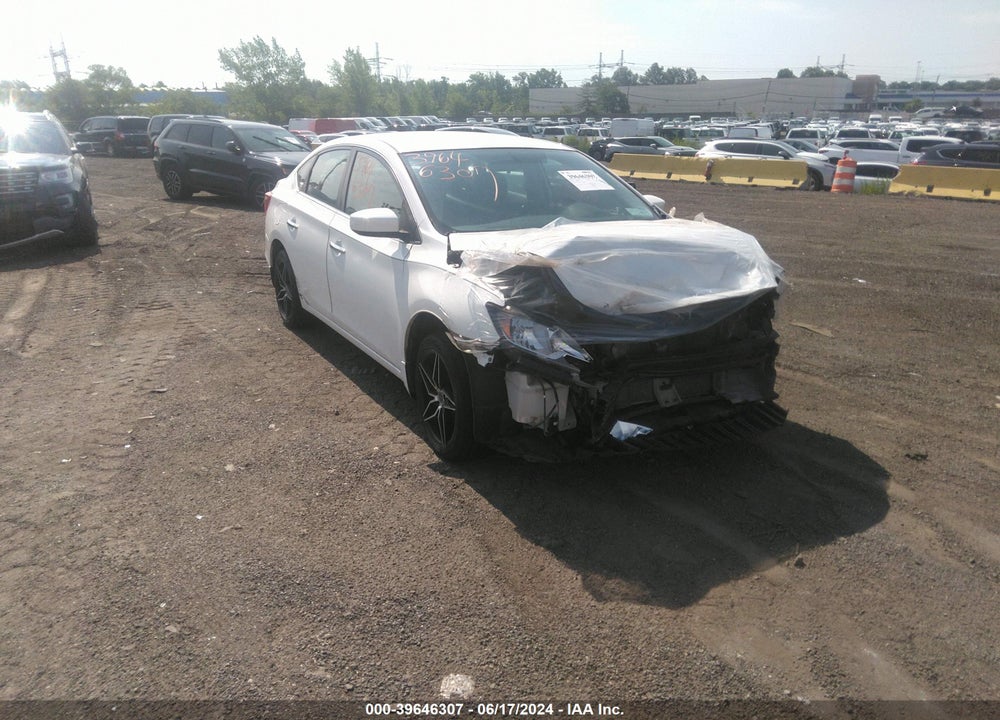 2016 NISSAN SENTRA S VIN: 3N1AB7AP1GY334575