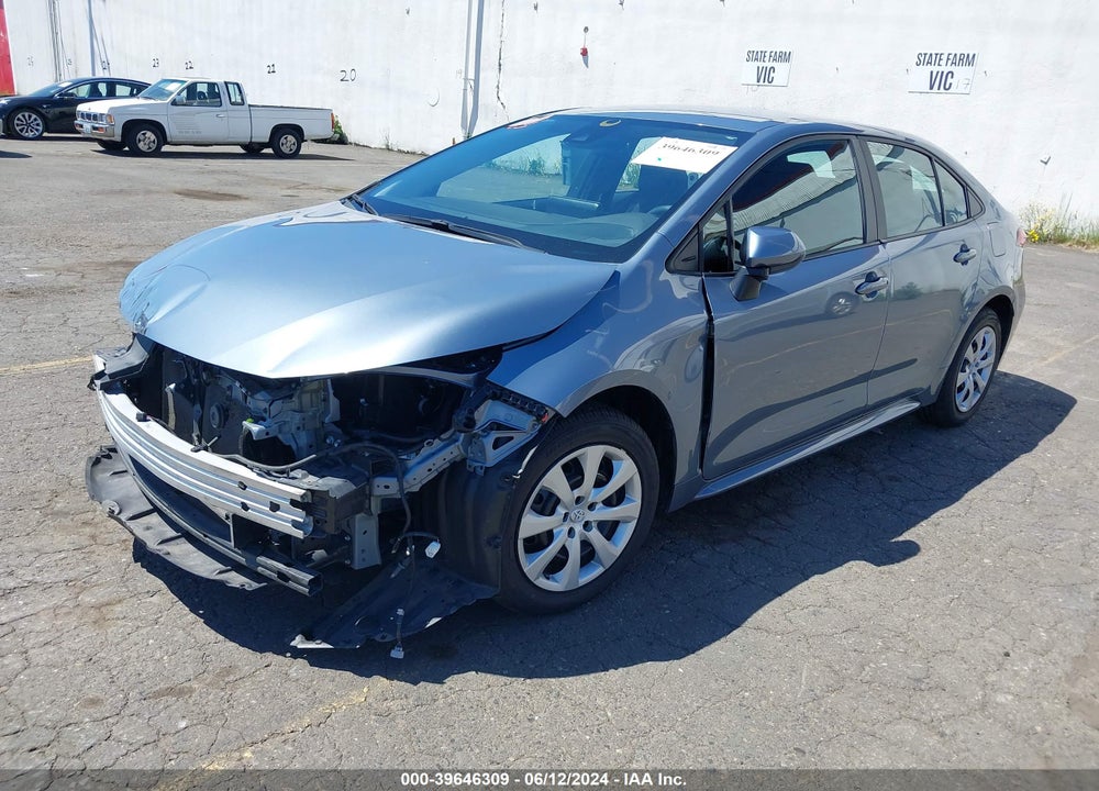 2022 TOYOTA COROLLA LE VIN: 5YFEPMAE1NP318256