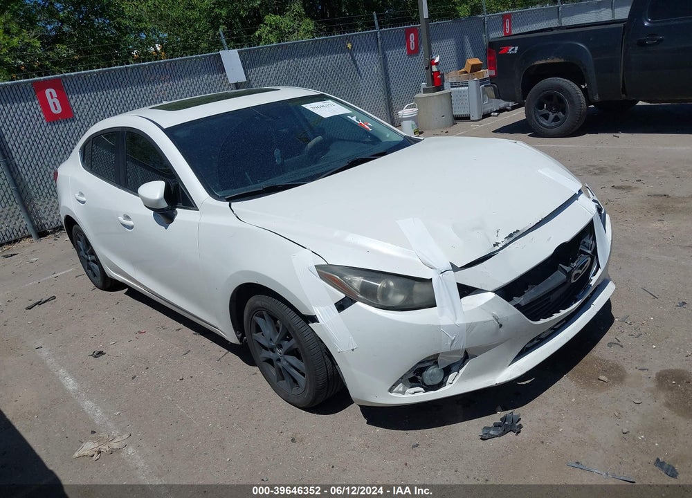 2016 MAZDA 3 I GRAND TOURING VIN: JM1BM1X78G1300170