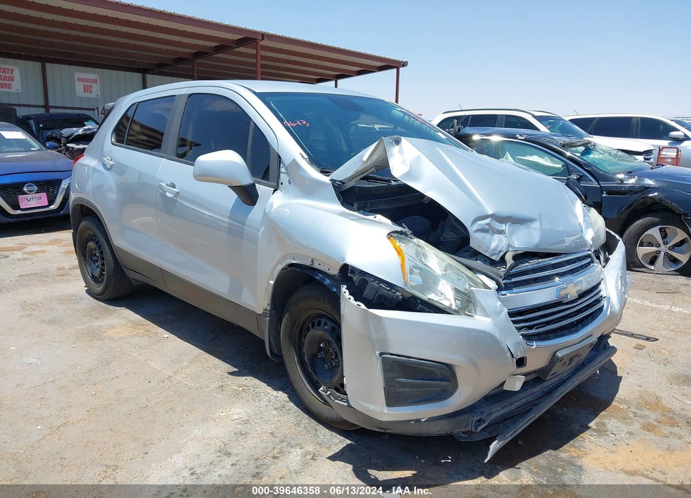2016 CHEVROLET TRAX 1LS VIN: 3GNCJKSB1GL262781