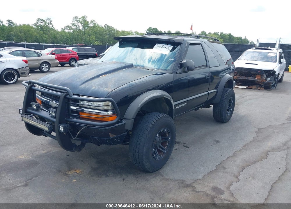 2000 CHEVROLET BLAZER LS VIN: 1GNCT18W4YK159212