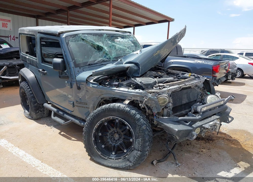 2014 JEEP WRANGLER SPORT VIN: 1C4AJWAG0EL105479
