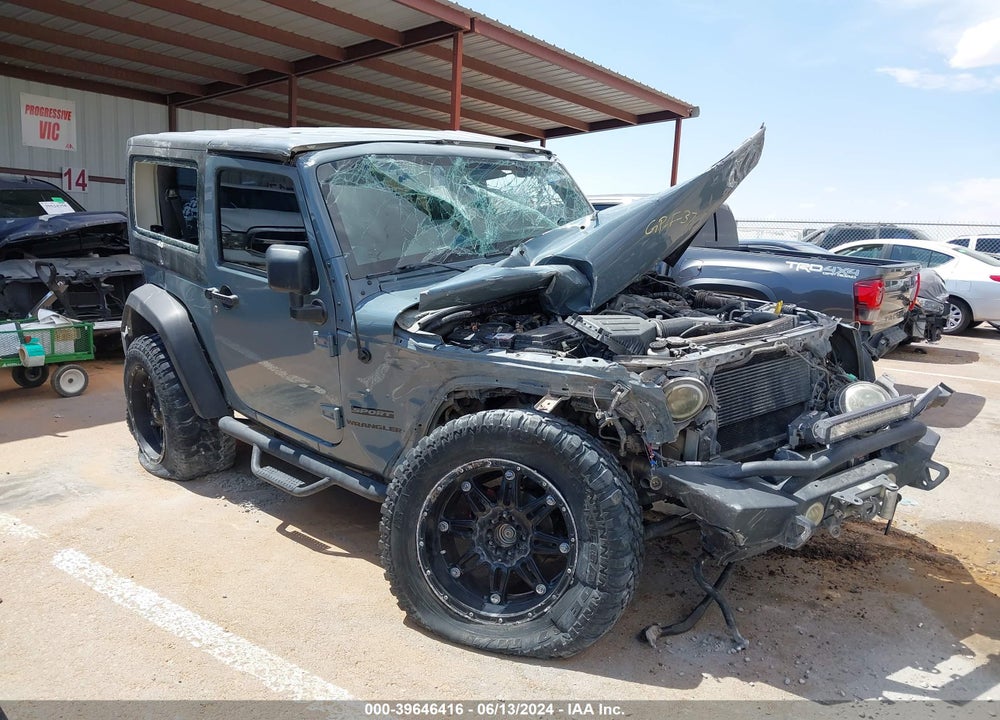 2014 JEEP WRANGLER SPORT VIN: 1C4AJWAG0EL105479
