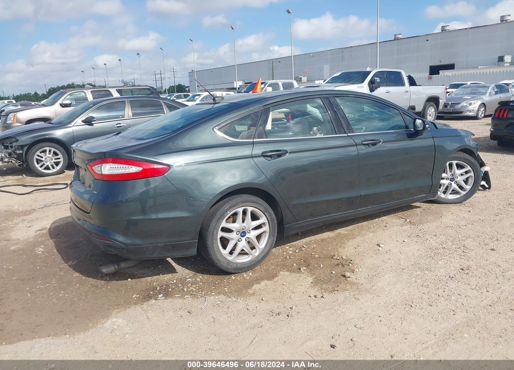 2016 FORD FUSION SE VIN: 1FA6P0H76G5105412