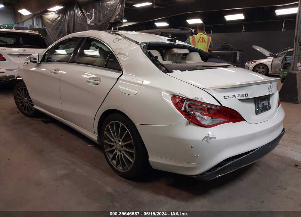 2017 MERCEDES-BENZ CLA 250 4MATIC VIN: WDDSJ4GB2HN400506