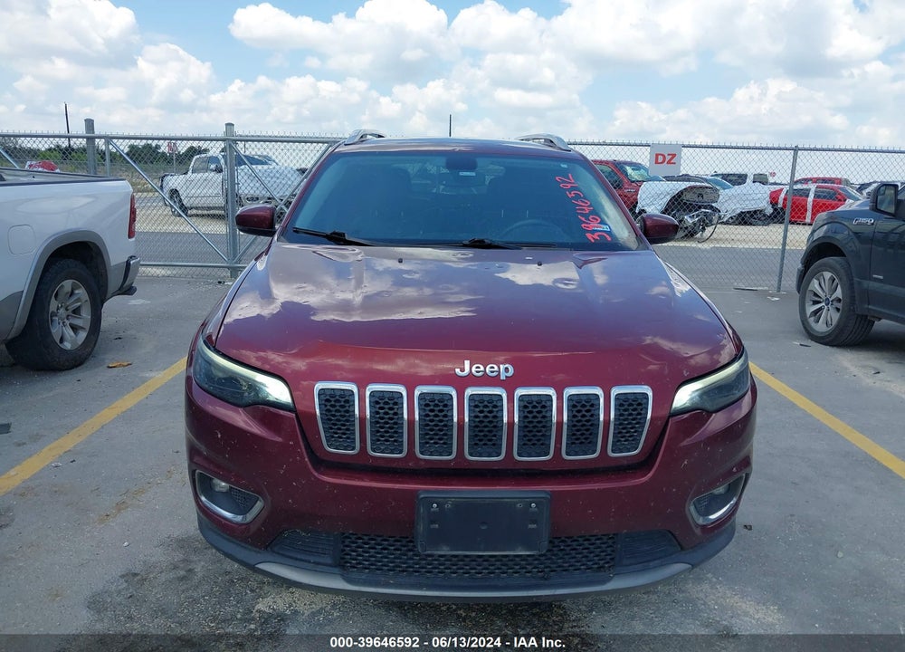 2019 CHEROKEE JEEP  LIMITED FWD VIN: 1C4PJLDB1KD201698